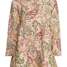 Платье с принтом пейсли