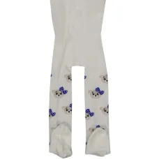 Колготки с принтом медведя