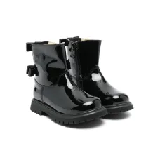 Ботинки с бантом