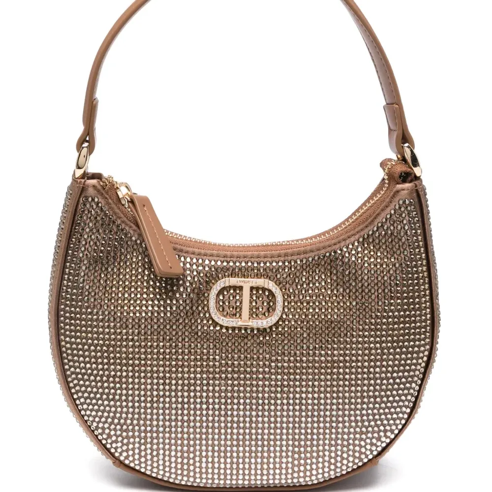 Сумка на плечо Moon со стразами