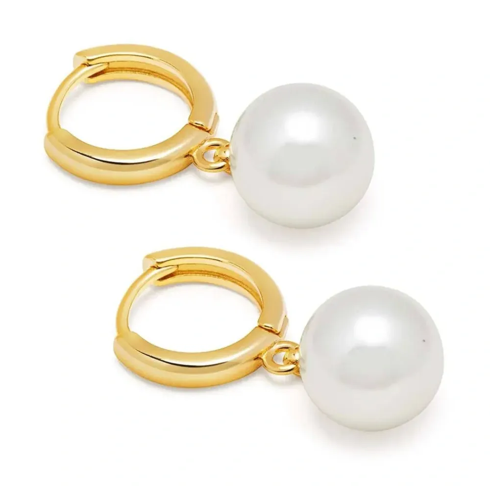 Серьги-подвески с жемчугом