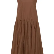 Платье а-силуэта без рукавов