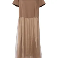 Платье с короткими рукавами