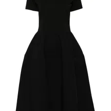 Платье с короткими рукавами и принтом