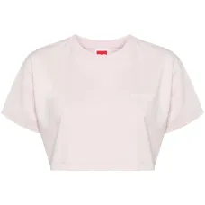 Укороченная футболка с логотипом