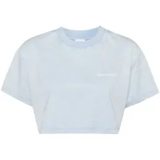 Укороченная футболка с логотипом