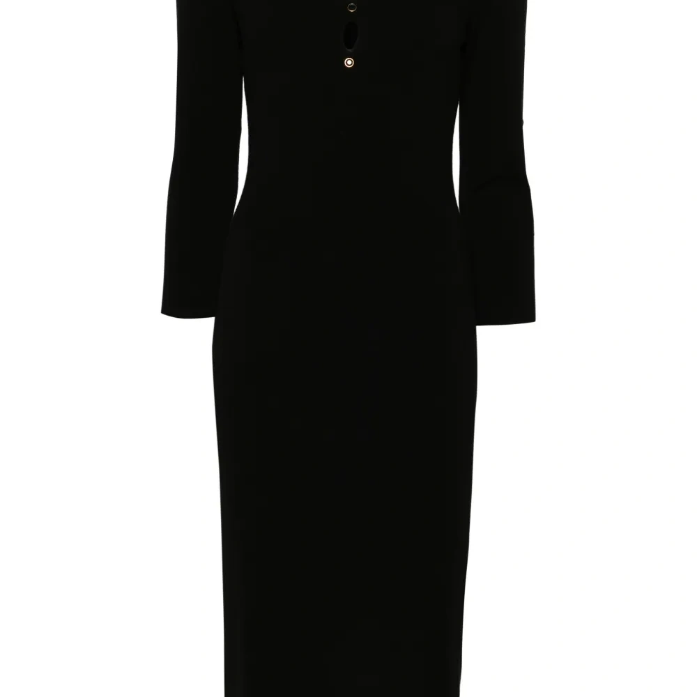 Трикотажное платье с вырезами Трикотажное платье с вырезами