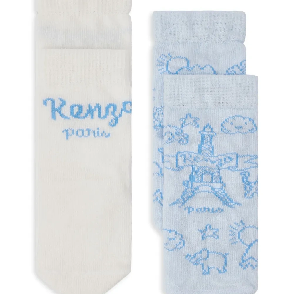 Комплект из двух пар носков с логотипом