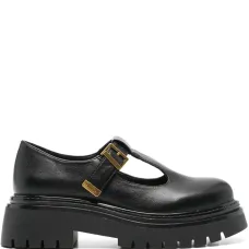 Лоферы с пряжкой Double T