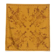 Шелковый платок с принтом из коллаборации с Benni Bosetto Шелковый платок с принтом из коллаборации с Benni Bosetto