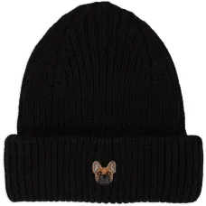 Шапка бини с нашивкой Bouledogue