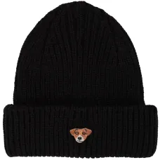 Шапка бини с аппликацией