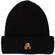 Шапка бини с аппликацией