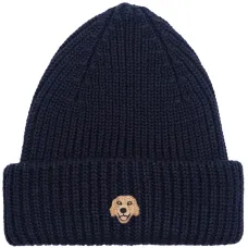 Шапка бини с аппликацией