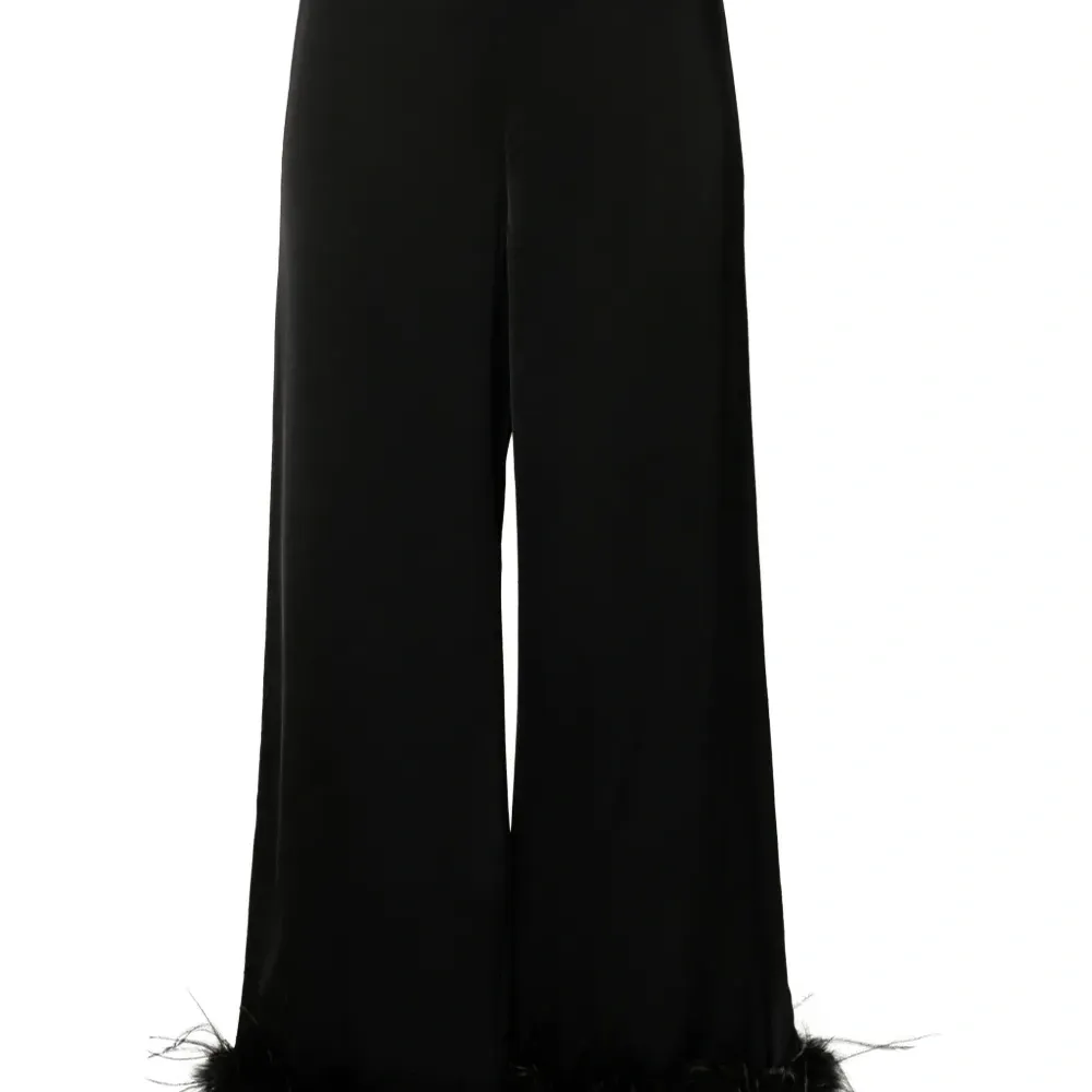 Брюки с перьями