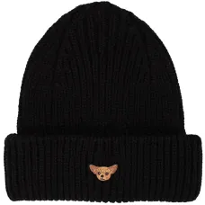 Шапка бини с аппликацией