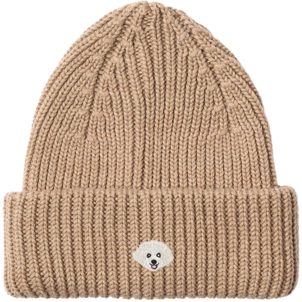 Шапка бини в рубчик