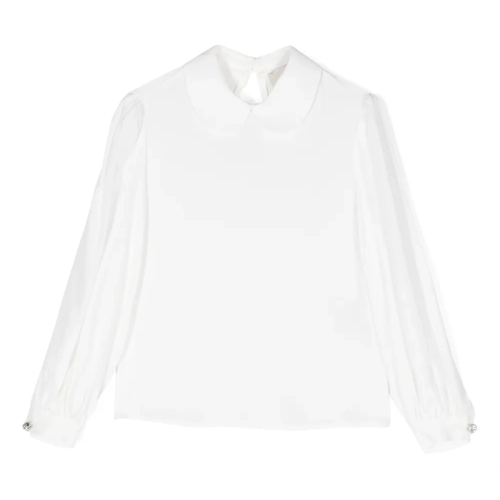 Блузка с декорированными пуговицами