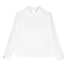 Блузка с декорированными пуговицами Блузка с декорированными пуговицами