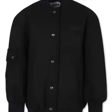 Бомбер с вышитым логотипом