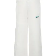 Брюки с вышитым логотипом