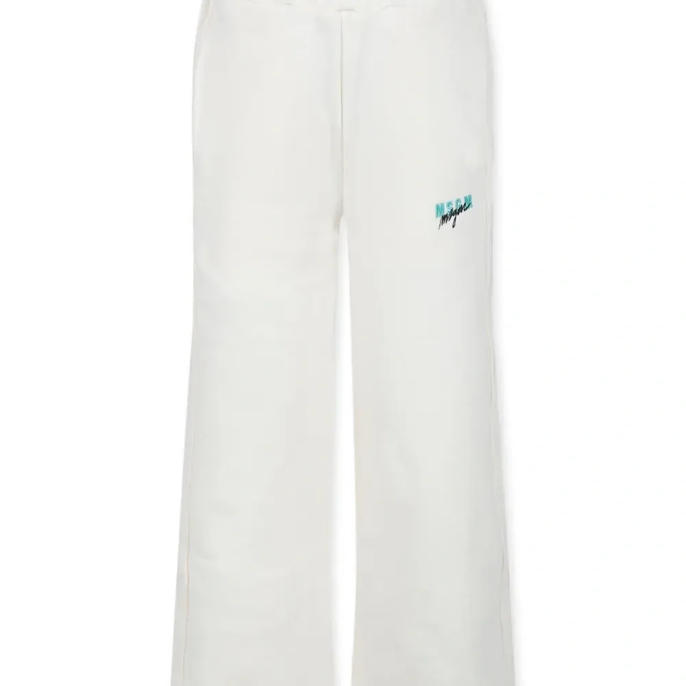 Брюки с вышитым логотипом