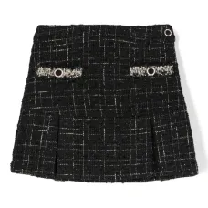 Юбка с декорированными пуговицами