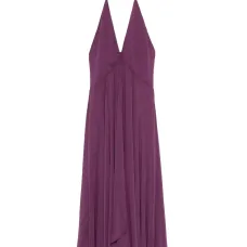 Шифоновое платье с вырезом халтер Шифоновое платье с вырезом халтер