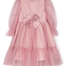 Платье с бантом