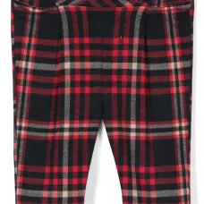 Брюки в клетку тартан