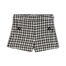 Шорты с цветочной аппликацией Шорты с цветочной аппликацией