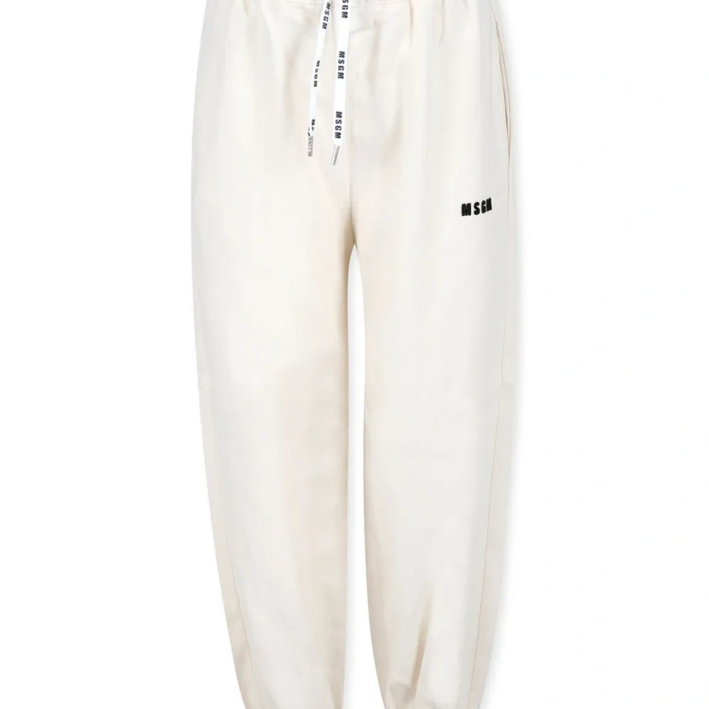 Спортивные брюки с вышитым логотипом