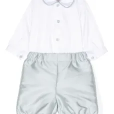 Атласный комплект из топа и брюк Атласный комплект из топа и брюк