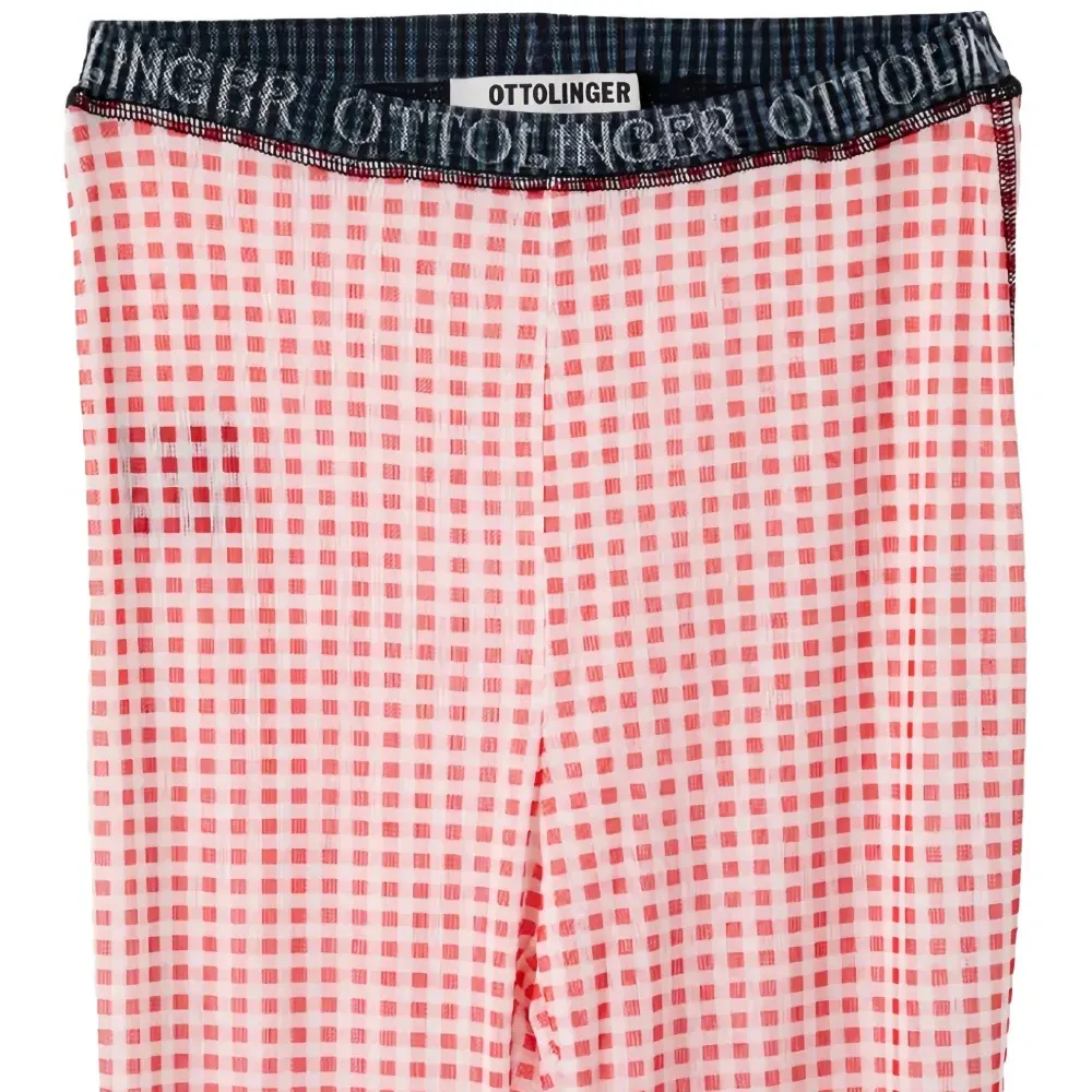 Брюки в клетку "гингем" Брюки в клетку "гингем"