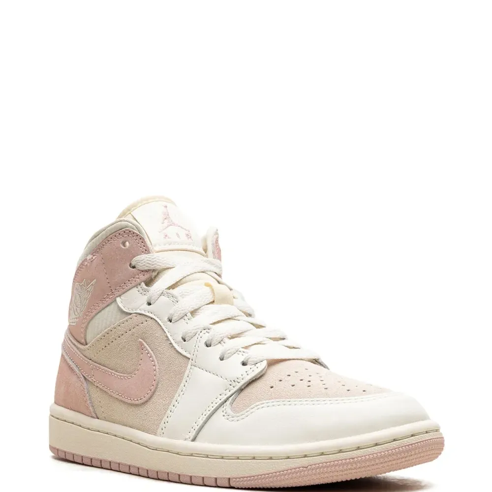 Кроссовки Air Jordan 1 Mid SE Coconut Milk/Legend Pink