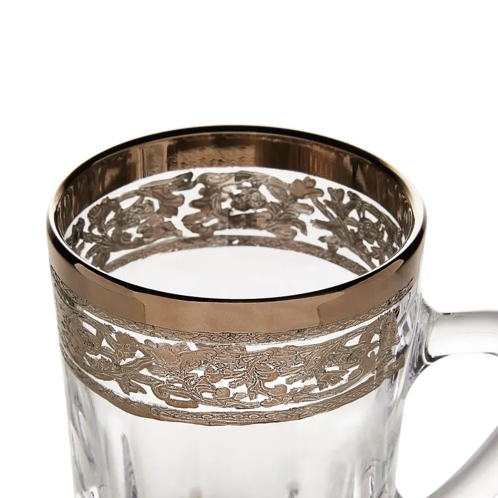 Набор из стакана для чая и блюдца