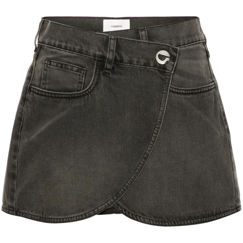 Джинсовая юбка мини