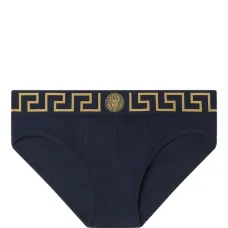 Трусы-брифы с узором Greca