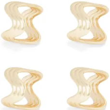 Набор Ripple из четырех колец для салфеток Набор Ripple из четырех колец для салфеток