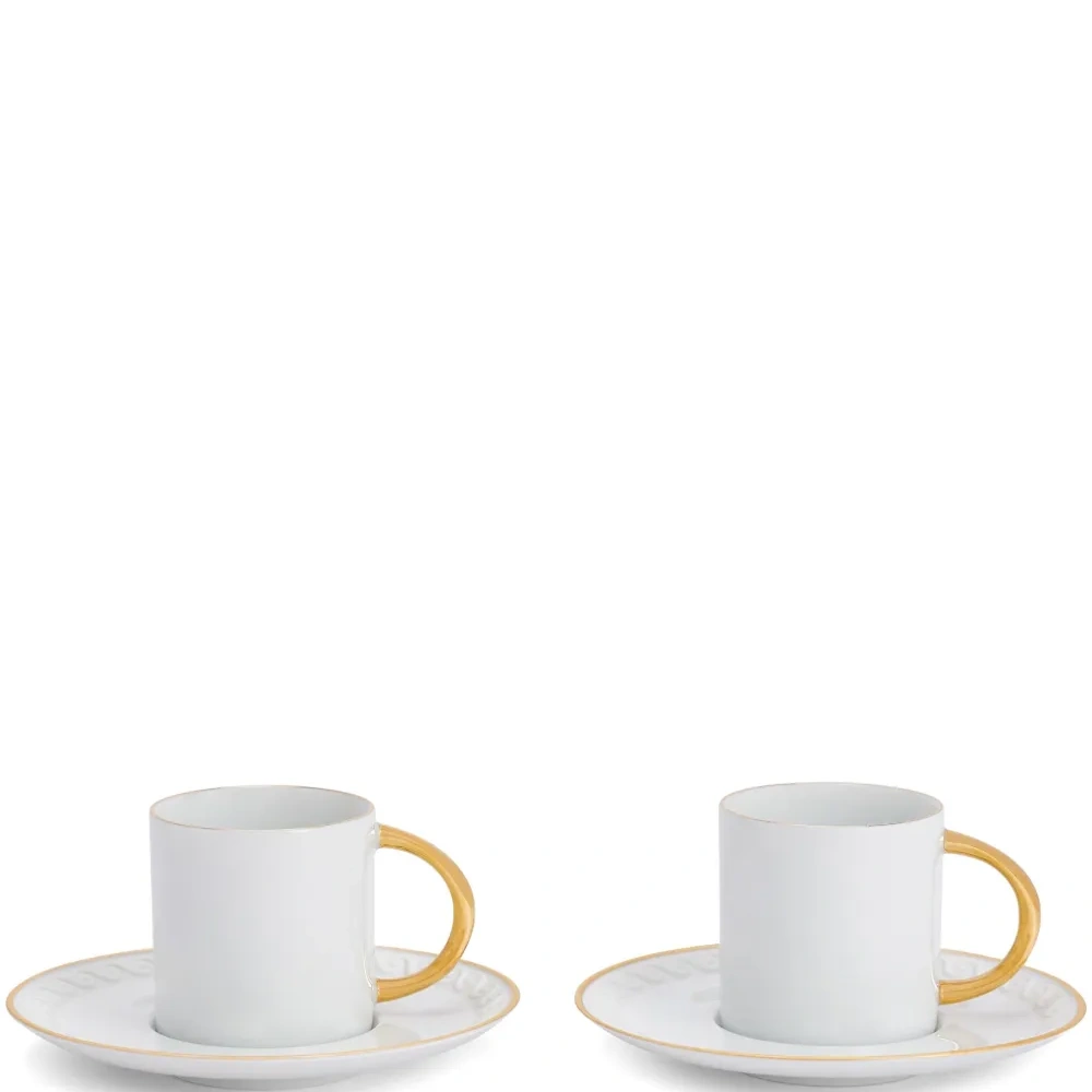 Набор Neptune из двух чашек для эспрессо с блюдцами