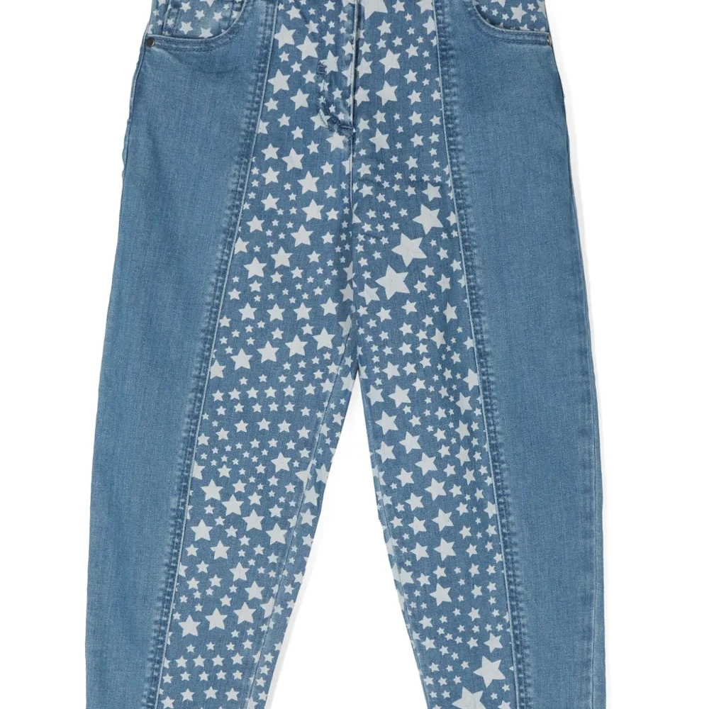 Джинсы с узором Star