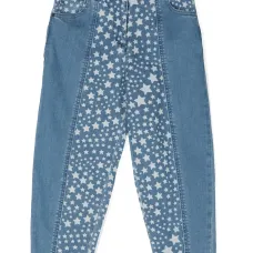 Джинсы с узором Star