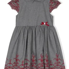 Платье с английской вышивкой