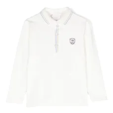 Рубашка поло с вышитым логотипом