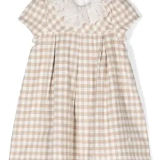 Платье в клетку гингем
