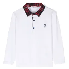 Рубашка поло с вышитым логотипом