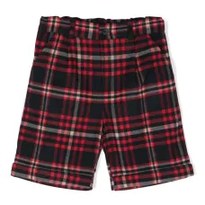 Шорты в клетку тартан
