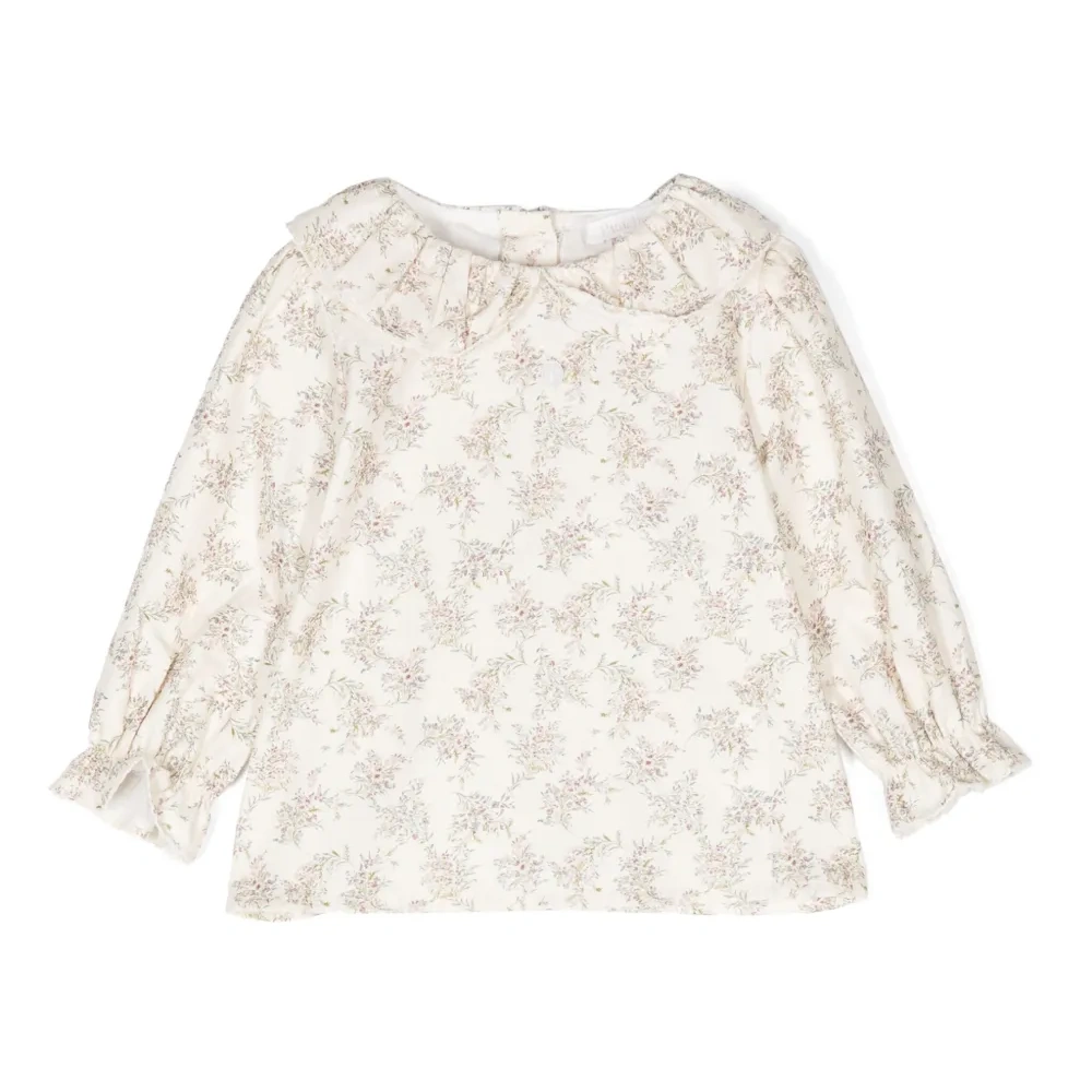 Блузка с цветочным принтом