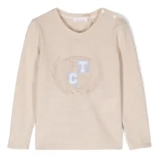 Футболка с вышитым логотипом