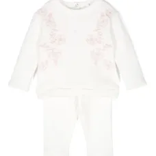 Спортивный костюм с цветочной вышивкой Спортивный костюм с цветочной вышивкой